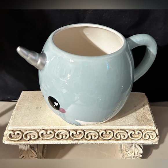 Glitter Galaxy Narwhal Mug by Se7en20. - Picture 5 of 7